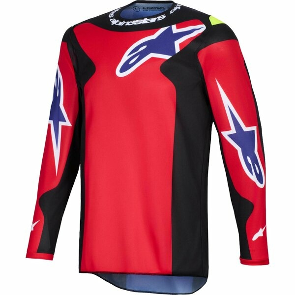 Tricou cross-enduro ALPINESTARS FLUID GRID 2026 L Rosu/Negru/Mov, 5