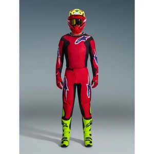Tricou cross-enduro ALPINESTARS FLUID GRID 2026 L Albastru/rosu, 14