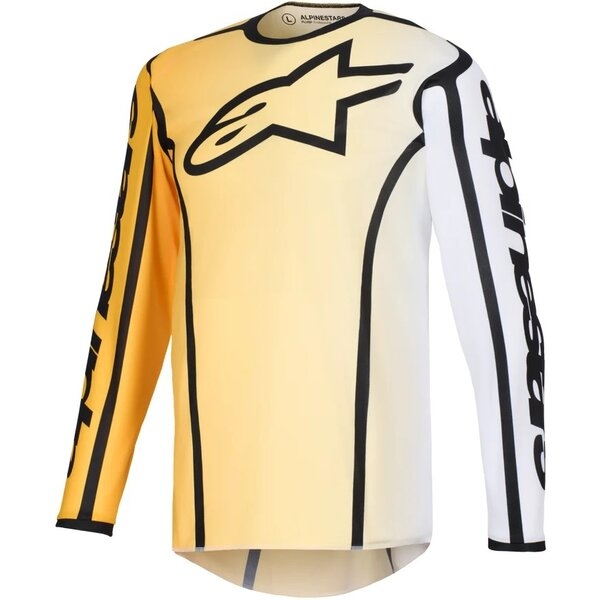 Tricou cross-enduro ALPINESTARS FLUID APEX 2026 S Galben/Negru, 17