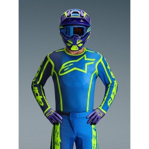 Tricou cross-enduro ALPINESTARS FLUID APEX 2026 L Negru/Gri, 5