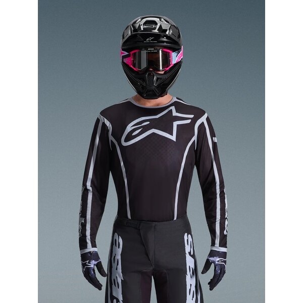 Tricou cross-enduro ALPINESTARS FLUID APEX 2026 XL Negru/Gri, 15