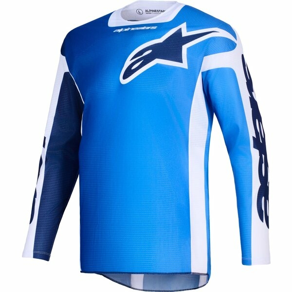 Tricou cross-enduro ALPINESTARS RACER AIR PORTL 2026 S Albastru/Alb