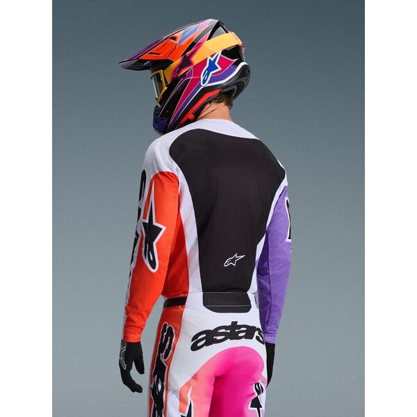 Tricou cross-enduro ALPINESTARS RACER AIR PORTL 2026 XL Albastru/Alb, 5