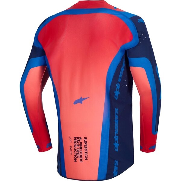 Tricou cross-enduro ALPINESTARS SUPERTECH VISTA 2026 S Gri/Galben fluo/Albastru, 8