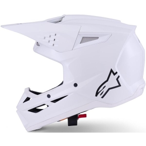 Casca cross-enduro ALPINESTARS S-M3 SOLID ECE06 S Alb, 9