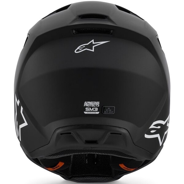 Casca cross-enduro ALPINESTARS S-M3 SOLID ECE06 M NEGRU MAT, 19