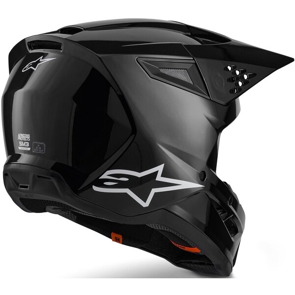 Casca cross-enduro ALPINESTARS S-M3 SOLID ECE06 XL NEGRU MAT, 19