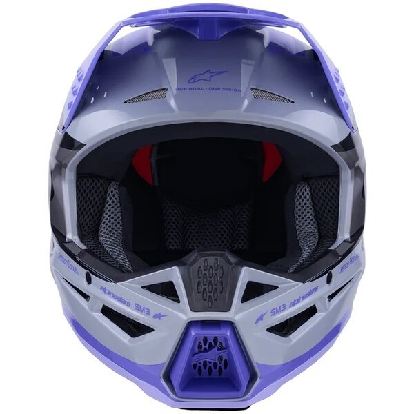 Casca cross-enduro ALPINESTARS S-M3 JETTSON ECE06 L Gri/Mov/Negru, 5