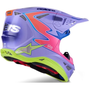 Casca cross-enduro ALPINESTARS SUPERTECH S-M10 JETT LAWRENCE R01 ECE06 L Mov/Roz fluo/Galben fluo, 3