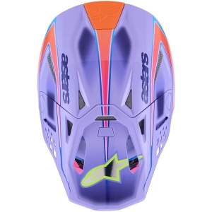 Casca cross-enduro ALPINESTARS SUPERTECH S-M10 JETT LAWRENCE R01 ECE06 XL Mov/Roz fluo/Galben fluo, 8