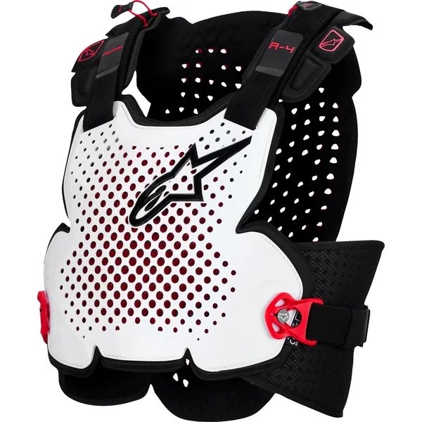 Armura piept si spate ALPINESTARS A-4 PLASMA Negru/Rosu/Alb XL/XXL, 4