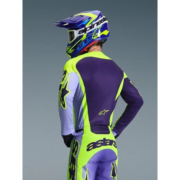 Tricou cross-enduro ALPINESTARS RACER PORTL 2026 S Verde/Alb/Negru, 5