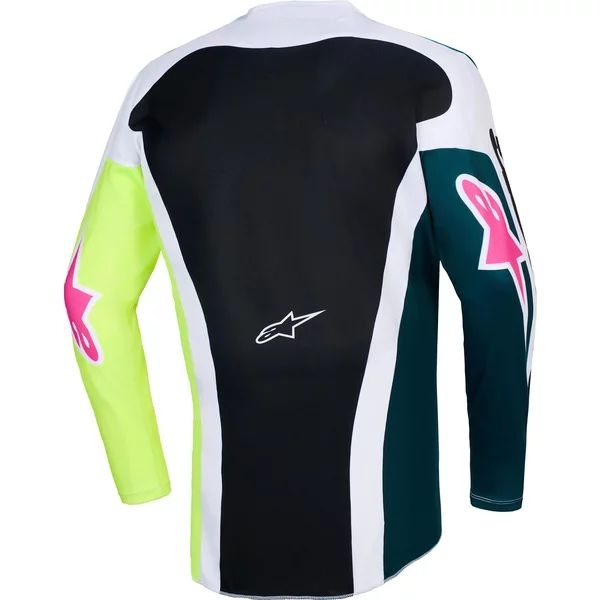 Tricou cross-enduro ALPINESTARS RACER PORTL 2026 S Verde/Alb/Negru, 13
