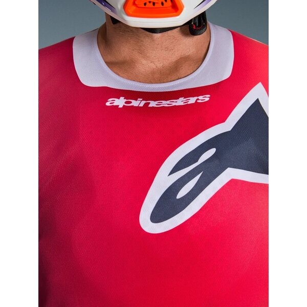 Tricou cross-enduro ALPINESTARS RACER PORTL 2026 XL Rosu/Gri, 12