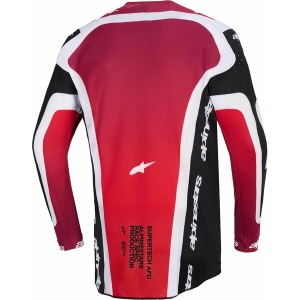 Tricou cross-enduro ALPINESTARS SUPERTECH AFD VISTA 2026 M Negru/Rosu/Alb, 10