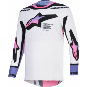 Tricou cross-enduro ALPINESTARS SUPERTECH AFD VISTA 2026 Negru/Rosu/Alb L, 4