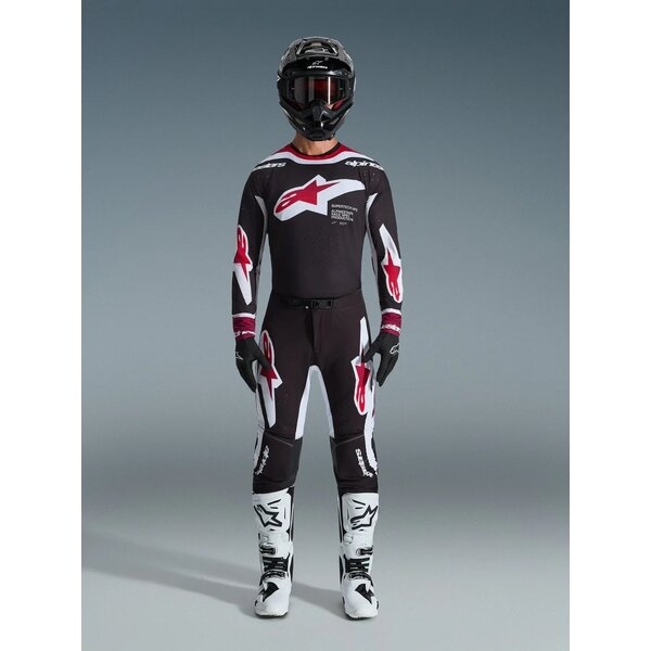 Tricou cross-enduro ALPINESTARS SUPERTECH AFD VISTA 2026 Negru/Rosu/Alb XXL, 4