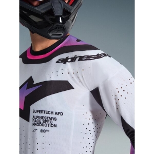 Tricou cross-enduro ALPINESTARS SUPERTECH AFD VISTA 2026 Negru/Rosu/Alb XXL, 7