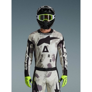Tricou cross-enduro ALPINESTARS RACER LAHND 2026 S Camo/Otel, 10