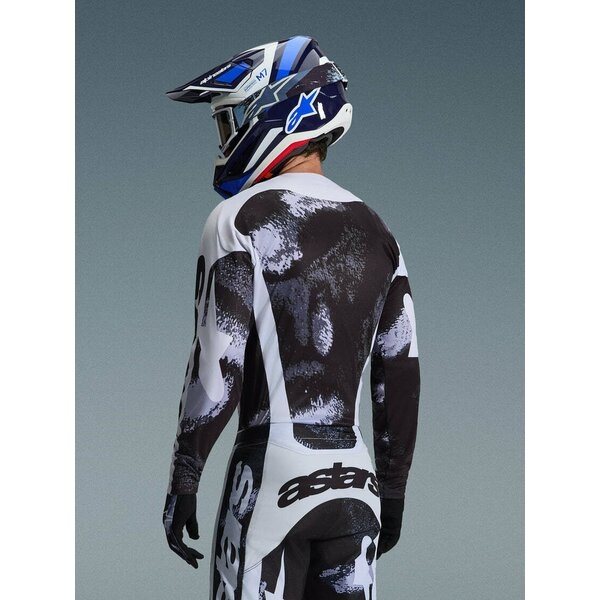 Tricou cross-enduro ALPINESTARS RACER LAHND 2026 M Camo/Otel, 9