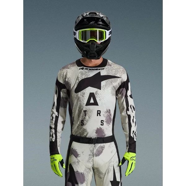 Tricou cross-enduro ALPINESTARS RACER LAHND 2026 XL Camo/Nisipiu, 6