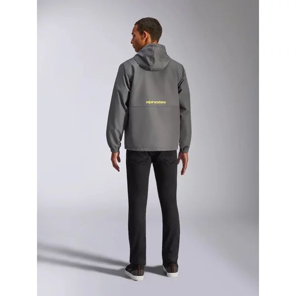 Geaca ALPINESTARS SPEEDER CHROMIUM WINDBREAKER S Negru/Alb, 10