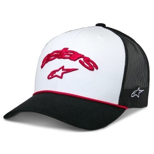 Sapca ALPINESTARS AGREE TRUCKER Hat Alb/Negru/Rosu, 3