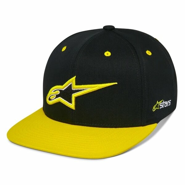 Sapca ALPINESTARS THICKNESS SNAPBACK Hat Negru/Galben fluo, 10