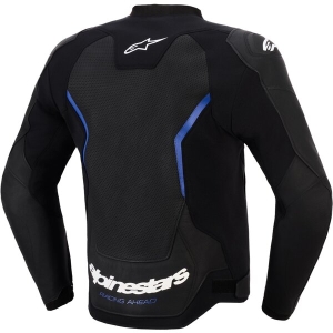 Geaca de piele sport ALPINESTARS GP FORCE V2 AIRFLOW 52 Negru/Rosu fluo, 10