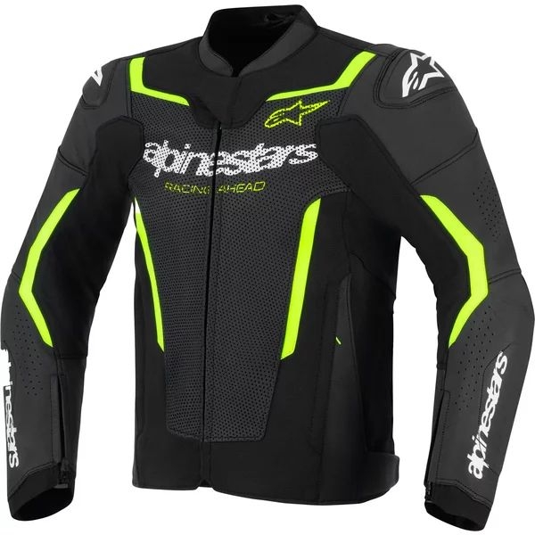 Geaca de piele sport ALPINESTARS GP FORCE V2 AIRFLOW 54 Rosu/Rosu fluo, 14