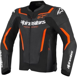 Geaca de piele sport ALPINESTARS GP FORCE V2 AIRFLOW 54 Rosu/Rosu fluo, 8