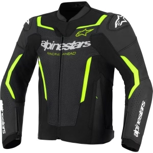 Geaca de piele sport ALPINESTARS GP FORCE V2 AIRFLOW 54 Rosu/Rosu fluo, 14
