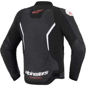 Geaca de piele sport ALPINESTARS GP FORCE V2 AIRFLOW 54 Rosu/Rosu fluo, 19
