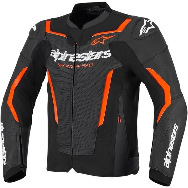 Geaca de piele sport ALPINESTARS GP FORCE V2 AIRFLOW Negru/Alb 56, 3