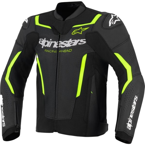 Geaca de piele sport ALPINESTARS GP FORCE V2 AIRFLOW 58 Rosu/Rosu fluo, 10