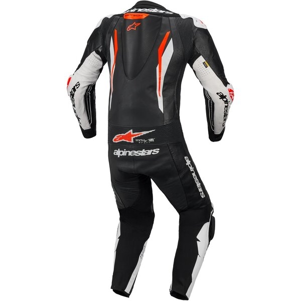 Combinezon de piele race 1 piesa ALPINESTARS GP TECH V5 50 Negru/Alb/Galben Fluo, 4