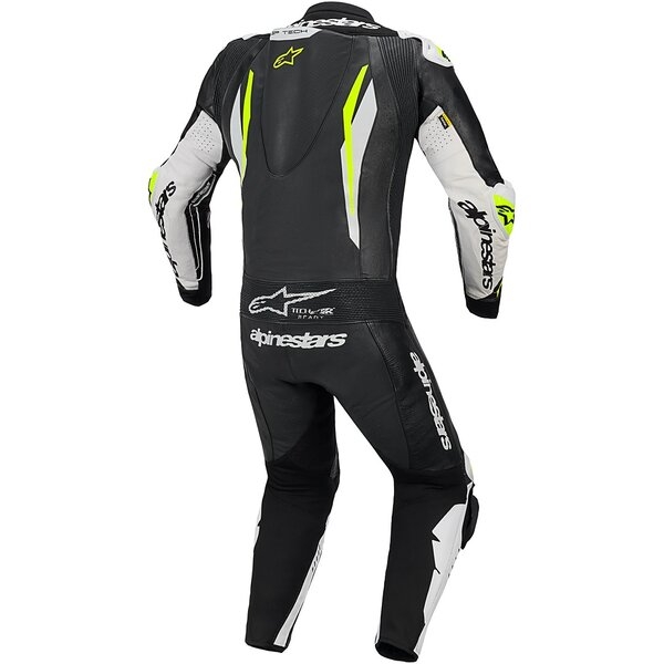 Combinezon de piele race 1 piesa ALPINESTARS GP TECH V5 52 Negru/Alb/Rosu fluo, 5