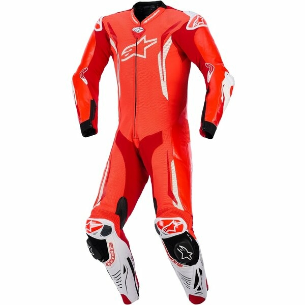 Combinezon de piele race 1 piesa ALPINESTARS GP TECH V5 56 Negru/Alb/Galben Fluo, 8