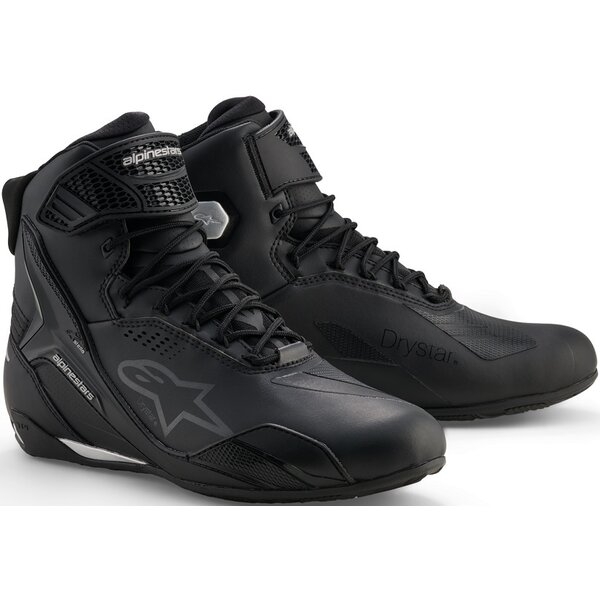 Ghete moto sport/touring dama ALPINESTARS STELLA FASTER-4 DRYSTAR 37 Negru/Gri/Coral fluo, 3