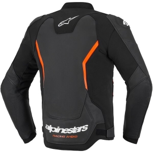 Geaca de piele sport ALPINESTARS GP FORCE V2 54 Negru/Rosu fluo, 11