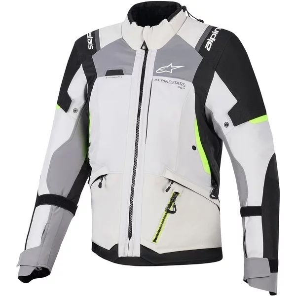 Geaca dama textil impermeabila ALPINESTARS STELLA ANDES DRYSTAR® V4 XS Gri inchis/Gri deschis/Coral fluo, 9