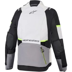 Geaca dama textil impermeabila ALPINESTARS STELLA ANDES DRYSTAR® V4 XS Gri inchis/Gri deschis/Coral fluo, 8