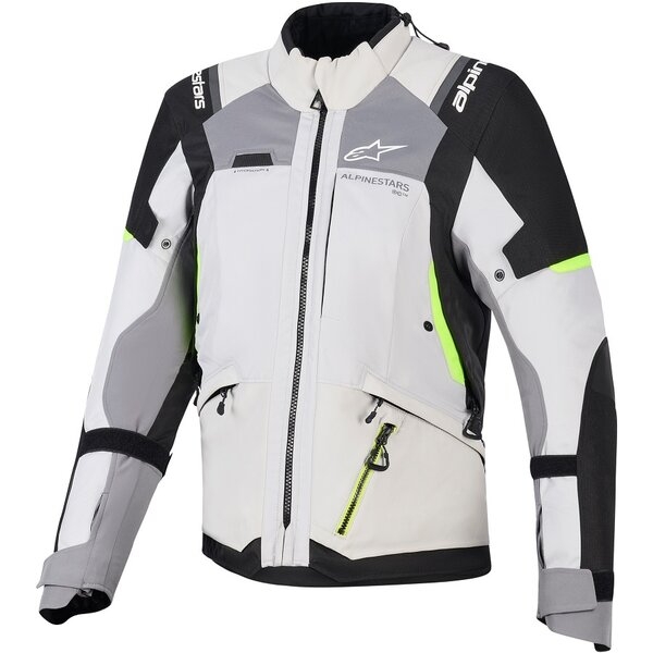 Geaca dama textil impermeabila ALPINESTARS STELLA ANDES DRYSTAR® V4 S Gri inchis/Gri deschis/Coral fluo, 8