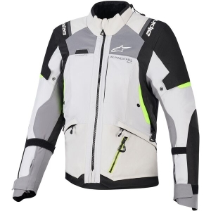 Geaca dama textil impermeabila ALPINESTARS STELLA ANDES DRYSTAR® V4 XL Gri deschis/Gri inchis/Galben Fluo, 8