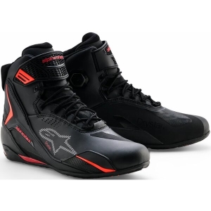 Ghete moto sport/touring ALPINESTARS FASTER-4 DRYSTAR 41 Negru/Gri/Alb, 3