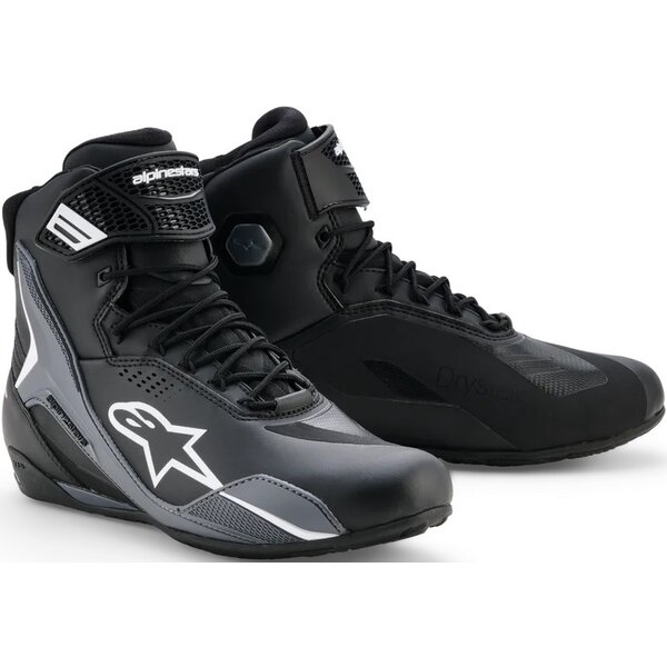 Ghete moto sport/touring ALPINESTARS FASTER-4 DRYSTAR 43 Negru/Gri, 3