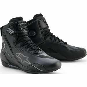 Ghete moto sport/touring ALPINESTARS FASTER-4 DRYSTAR 43.5 Negru/Rosu fluo