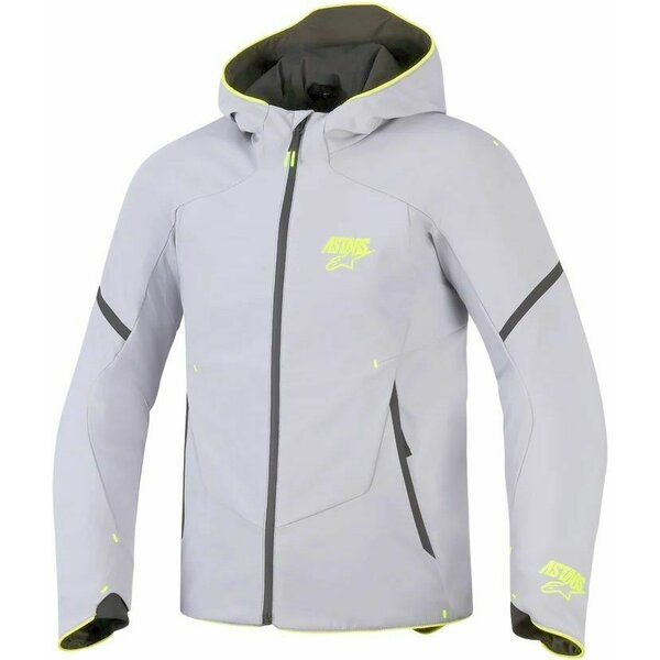 Geaca textil impermeabila ALPINESTARS AEROSHELL WP M Gri/Galben fluo, 5