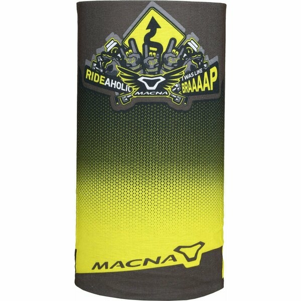 Bandana MACNA SUMMER TUBE Gri/Galben fluo, 2