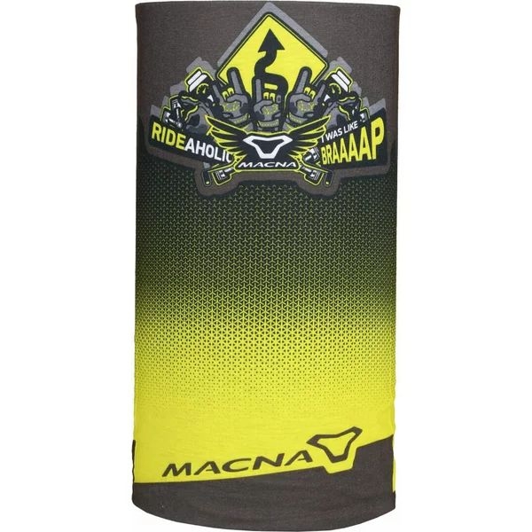 Bandana MACNA SUMMER TUBE Gri/Galben fluo, 18